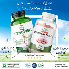 Gynowell+Sperm Plus | Complete Fertility Support Men & Women