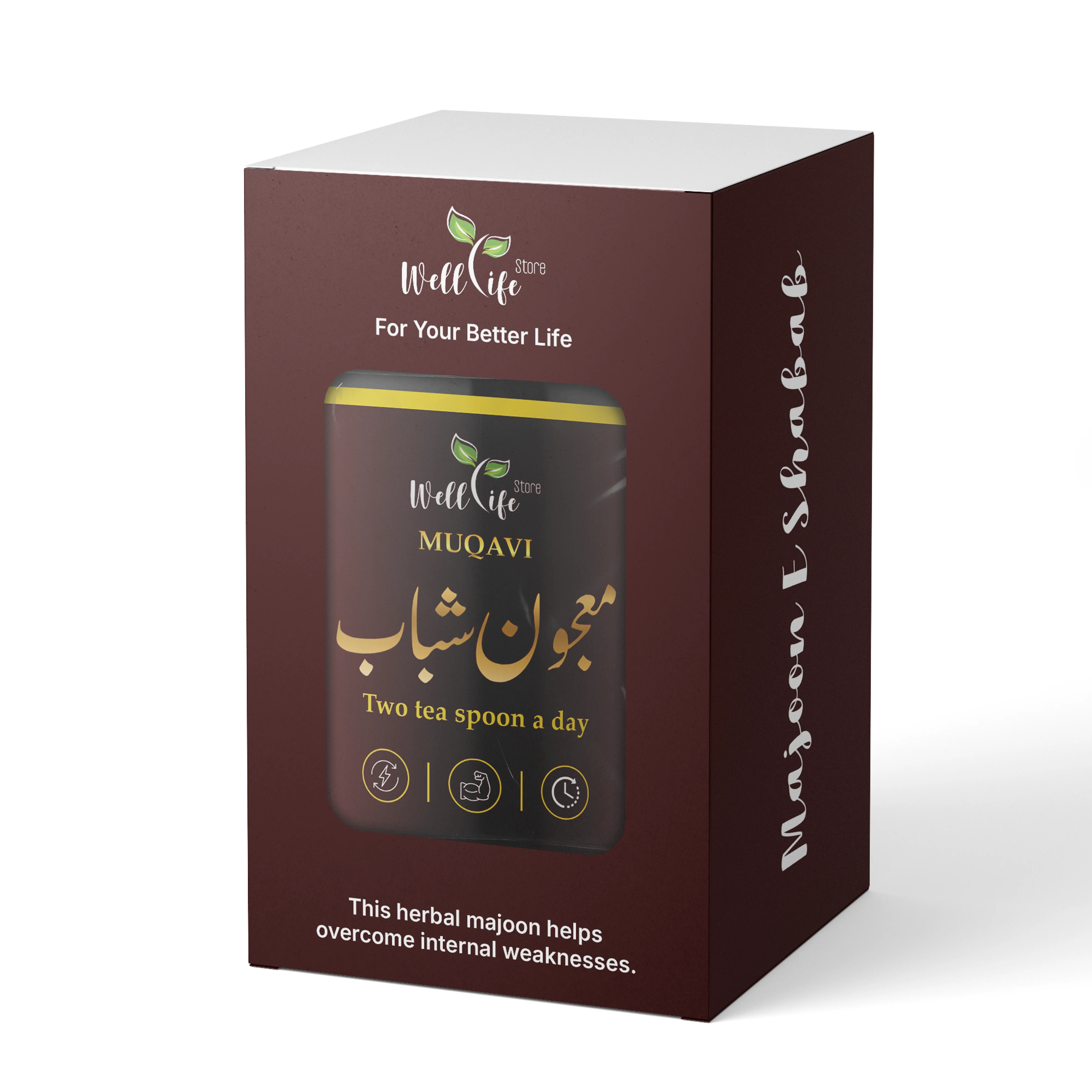 WellLife Muqavi tea packaging on a white background