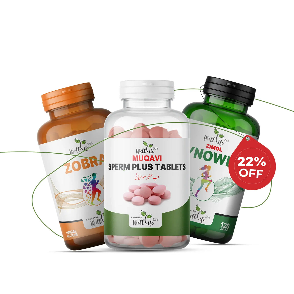 Sperm Plus+Gynowell+Zobra | Complete Wellness for Men & Women